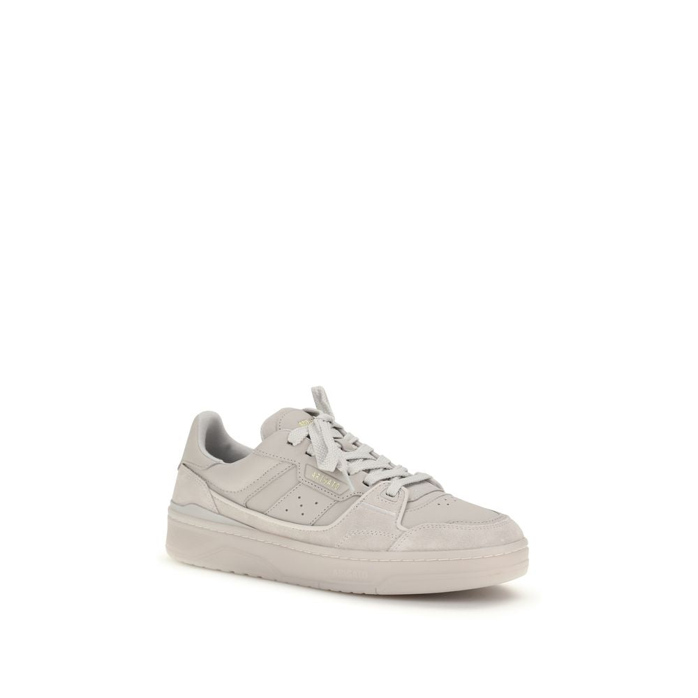 Axel Arigato Gray Calf Leather Bos Taurus Low Top Sneakers | Regal Royce