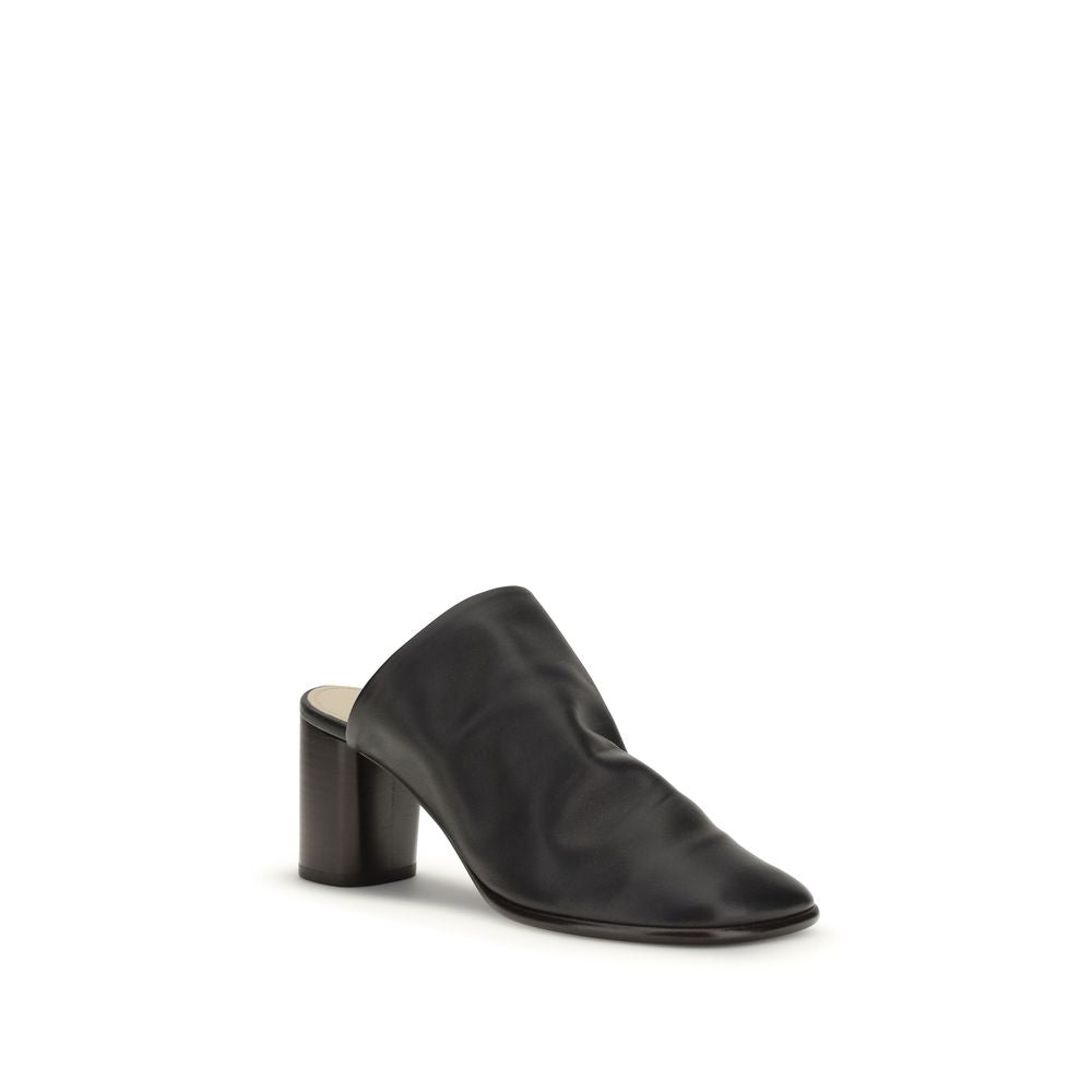 Lemaire Black Lamb Ovis Aries Aries Mules | Regal Royce