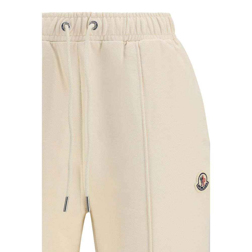 Moncler Beige Cotton Athletic Pants | Regal Royce