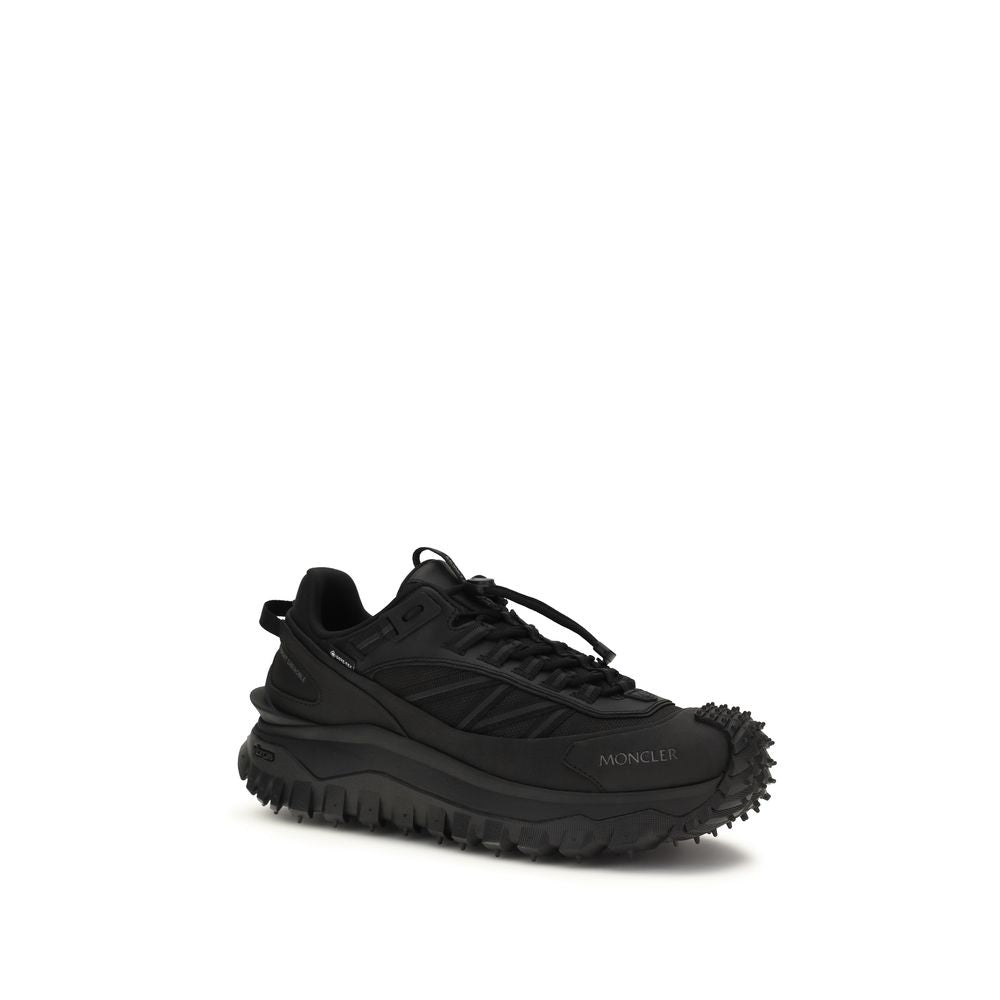 Moncler Black Polyamide Athletic Sneakers | Regal Royce