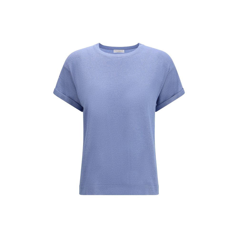 Brunello Cucinelli Blue Nylon T-Shirt | Regal Royce