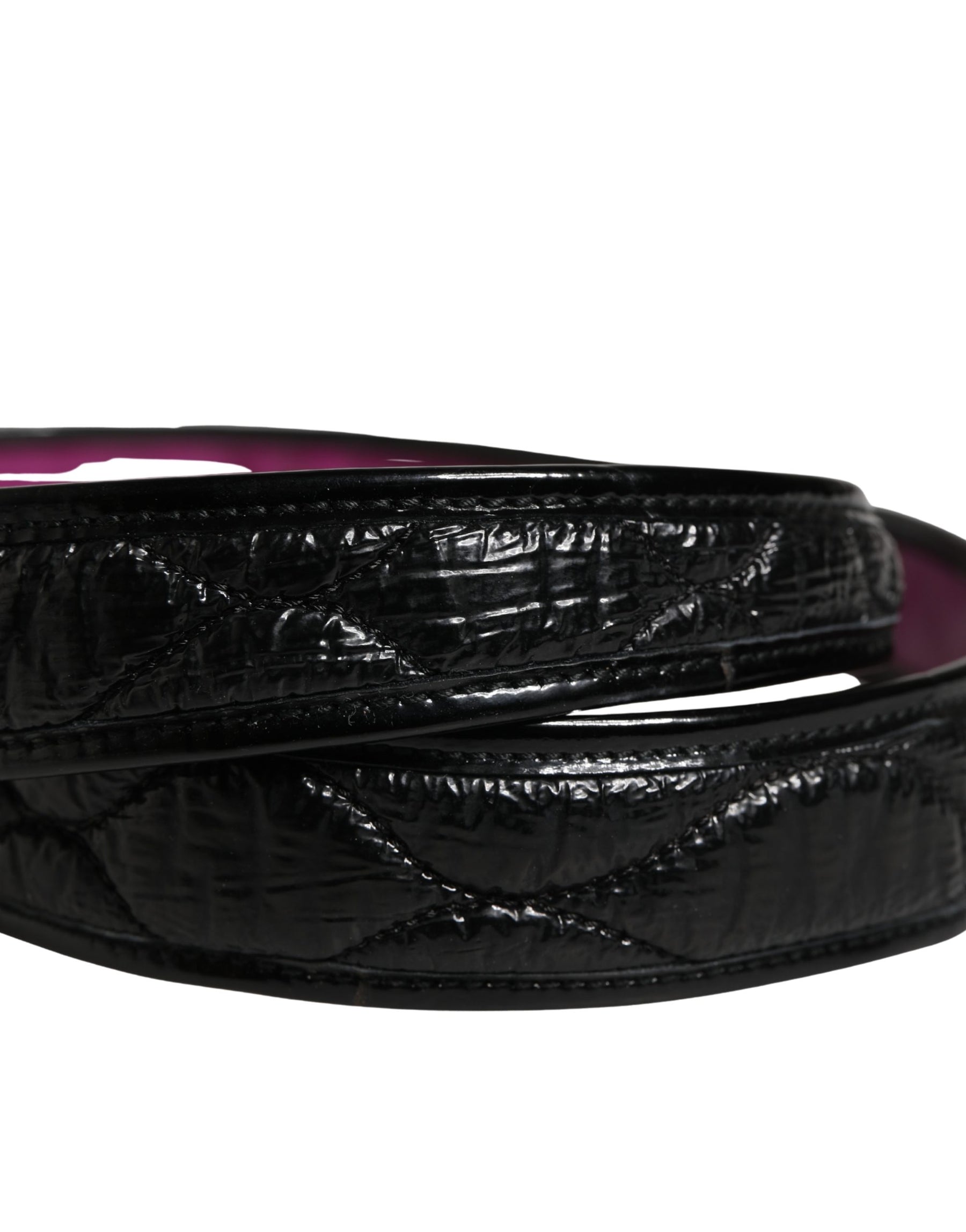 Ermanno Scervino Black Leather Gold Round Buckle Waist Belt | Regal Royce