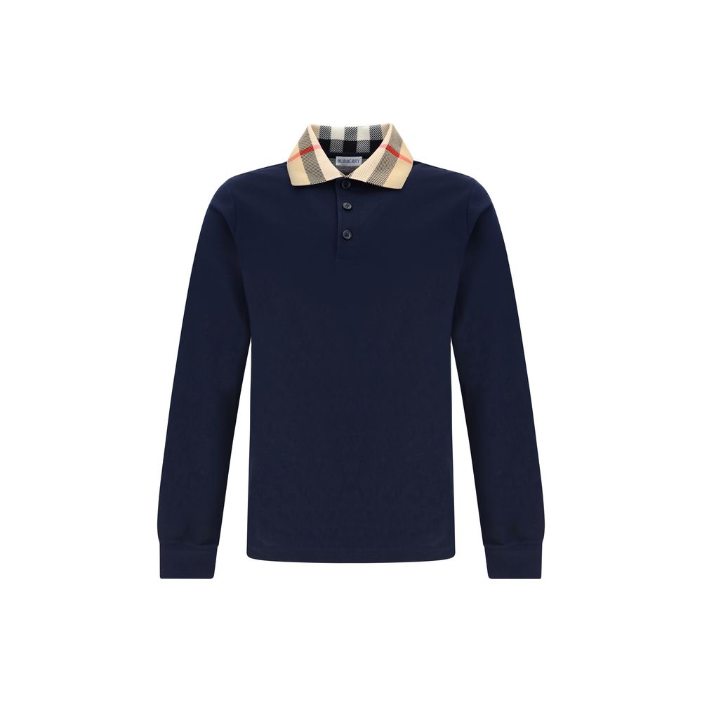Burberry Blue Cotton Polo Shirt | Regal Royce