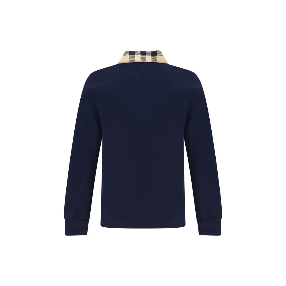 Burberry Blue Cotton Polo Shirt | Regal Royce