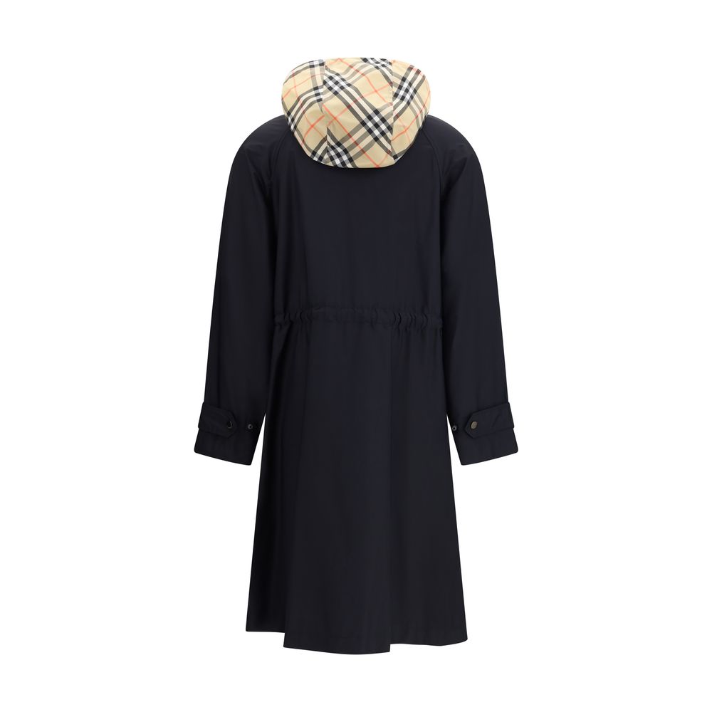 Burberry Black Polyamide Coat | Regal Royce