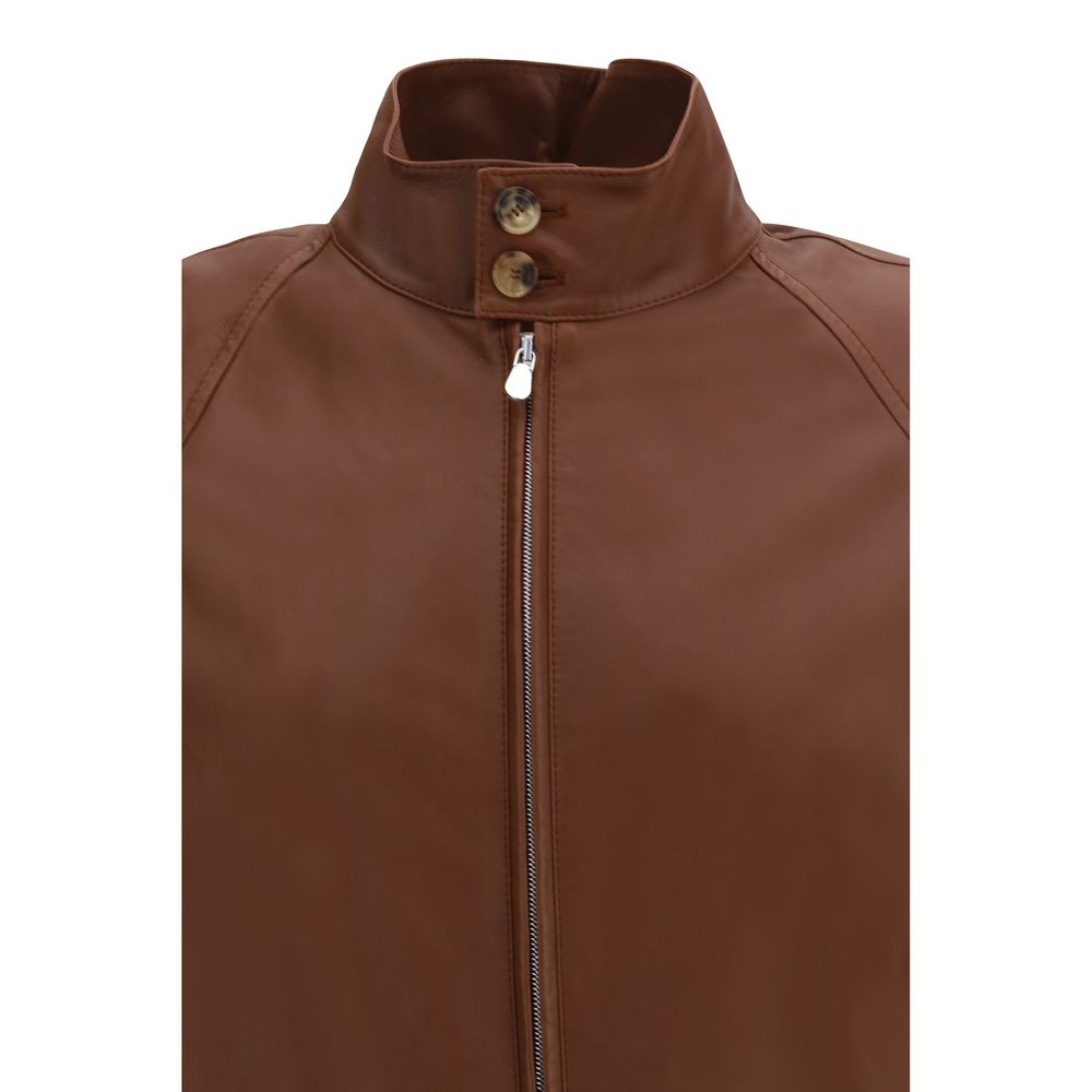 Brunello Cucinelli Brown Lamb Ovis Aries Aries Bomber | Regal Royce