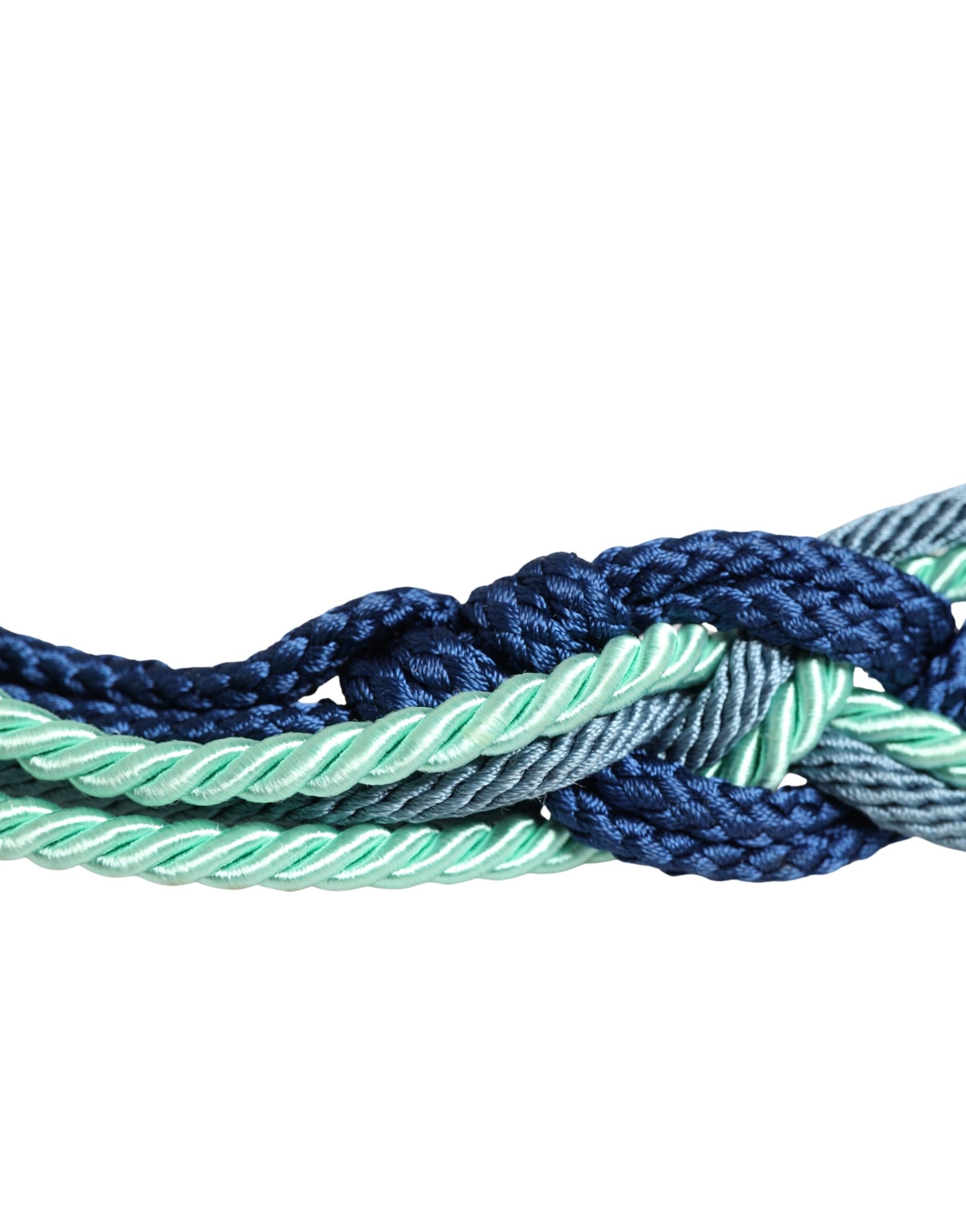Cavalli Class Multicolor Twisted Rope Chain Buckle Waist Belt | Regal Royce
