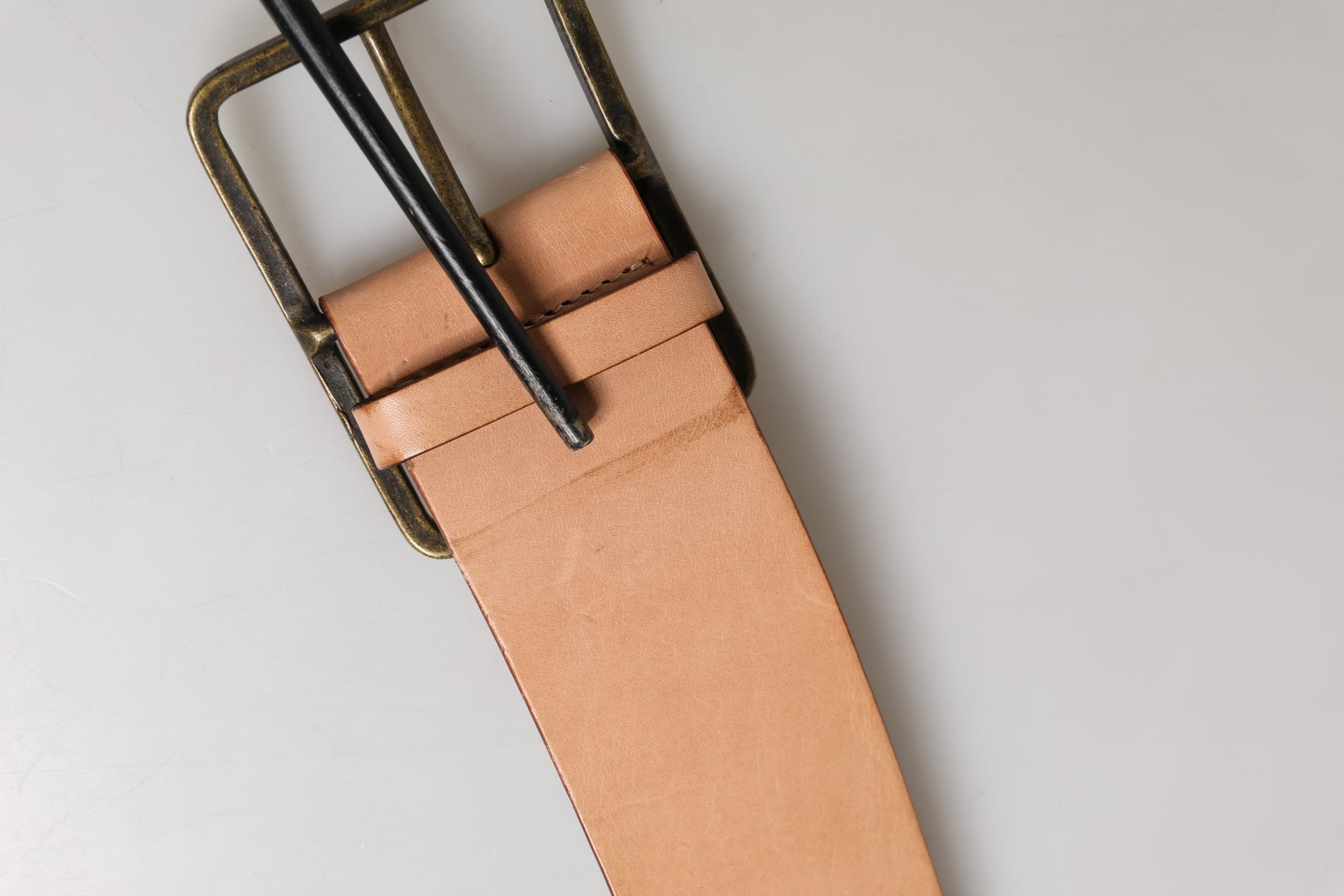 Patrizia Pepe Beige Genuine Leather Wide Waist Metal Buckle Belt | Regal Royce