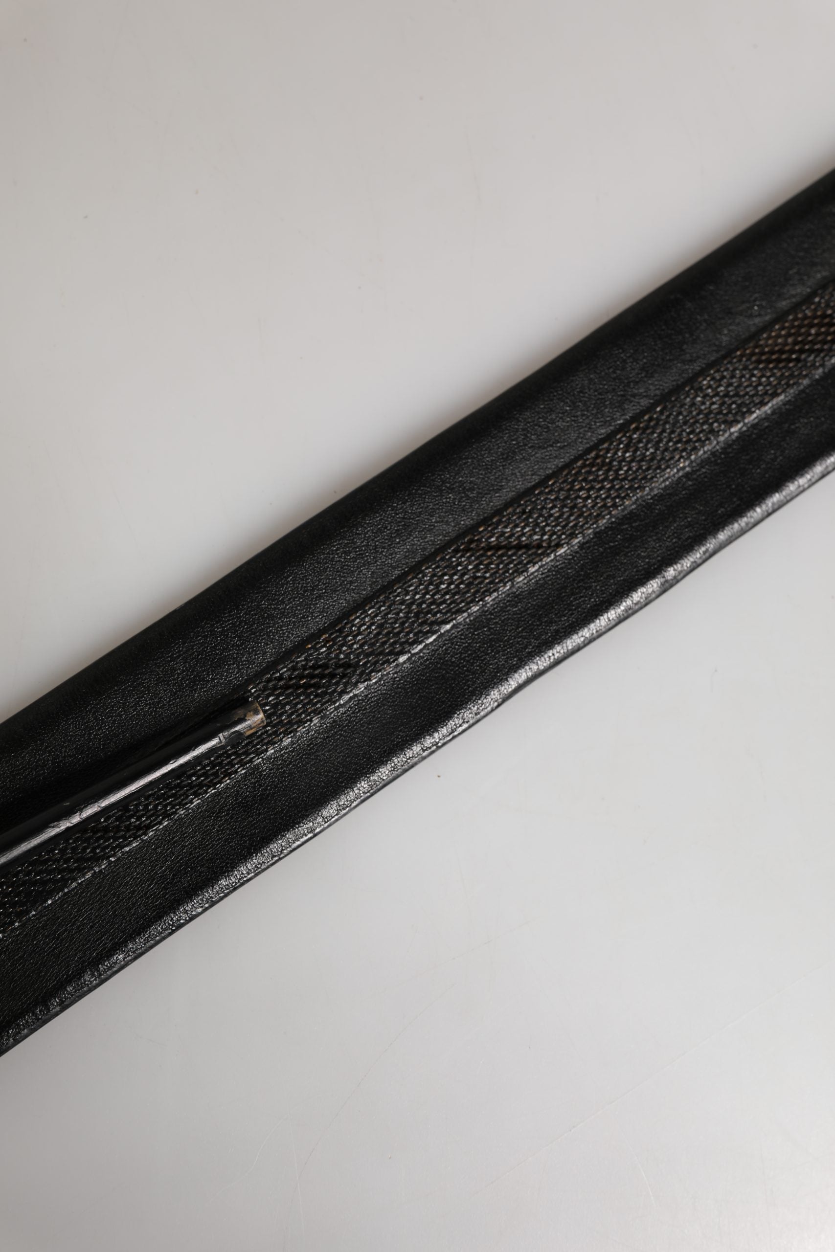 PLEIN SUD Black Leather Gold Metal Buckle Waist Women Belt | Regal Royce