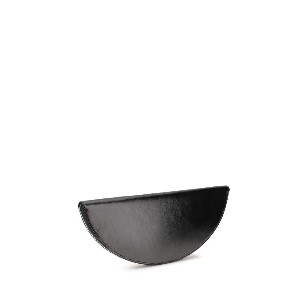 Maison Margiela Black Calf Leather Bos Taurus Clutch Bag | Regal Royce