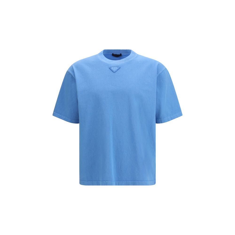 Prada Blue Cotton T-Shirt | Regal Royce