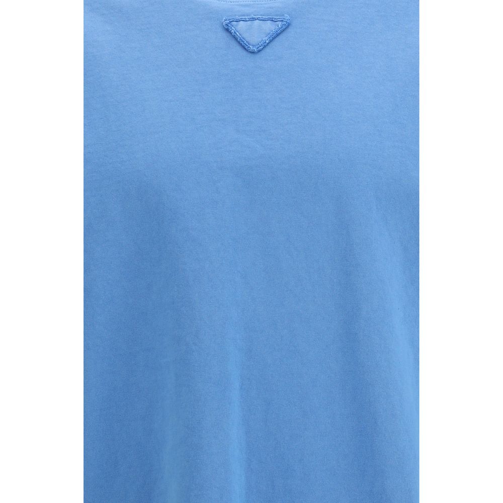 Prada Blue Cotton T-Shirt | Regal Royce