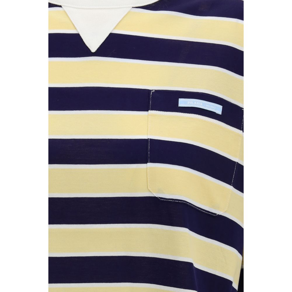 Prada Bicolor Cotton T-Shirt | Regal Royce
