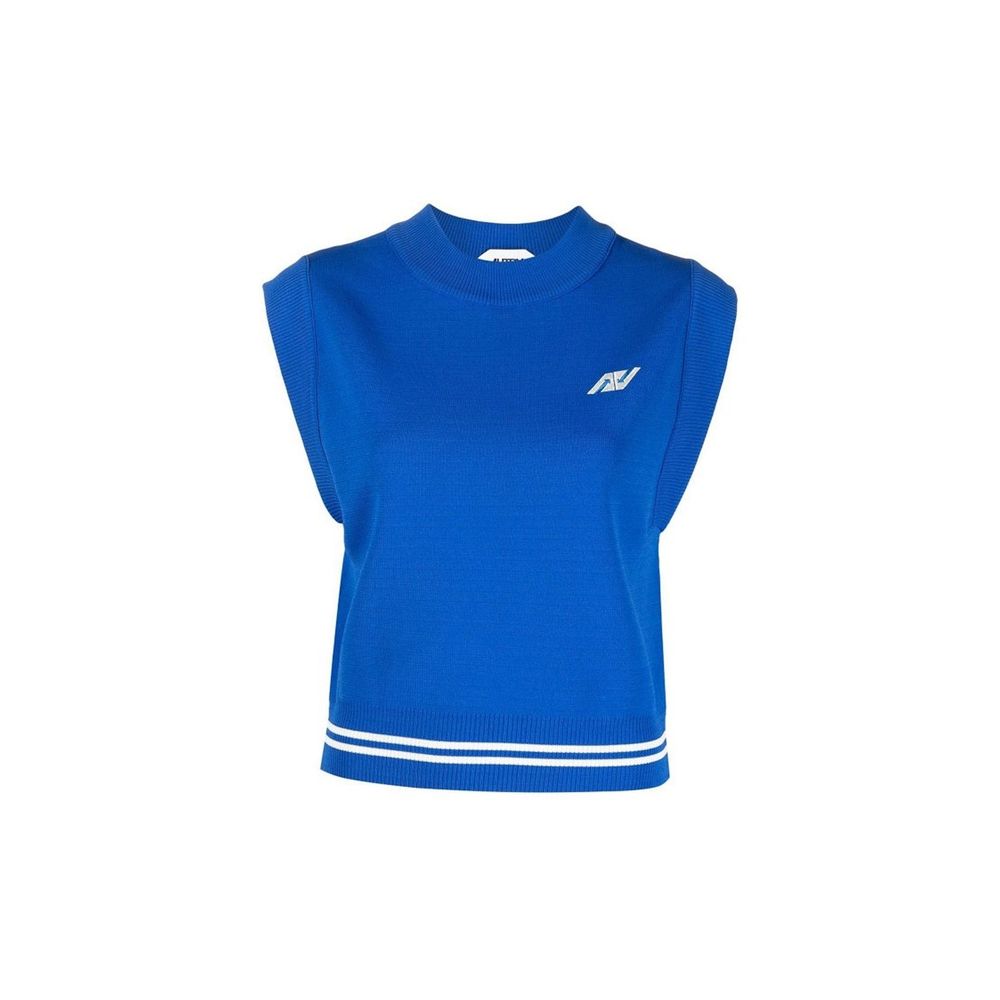 Autry Blue Nylon Waistcoat | Regal Royce