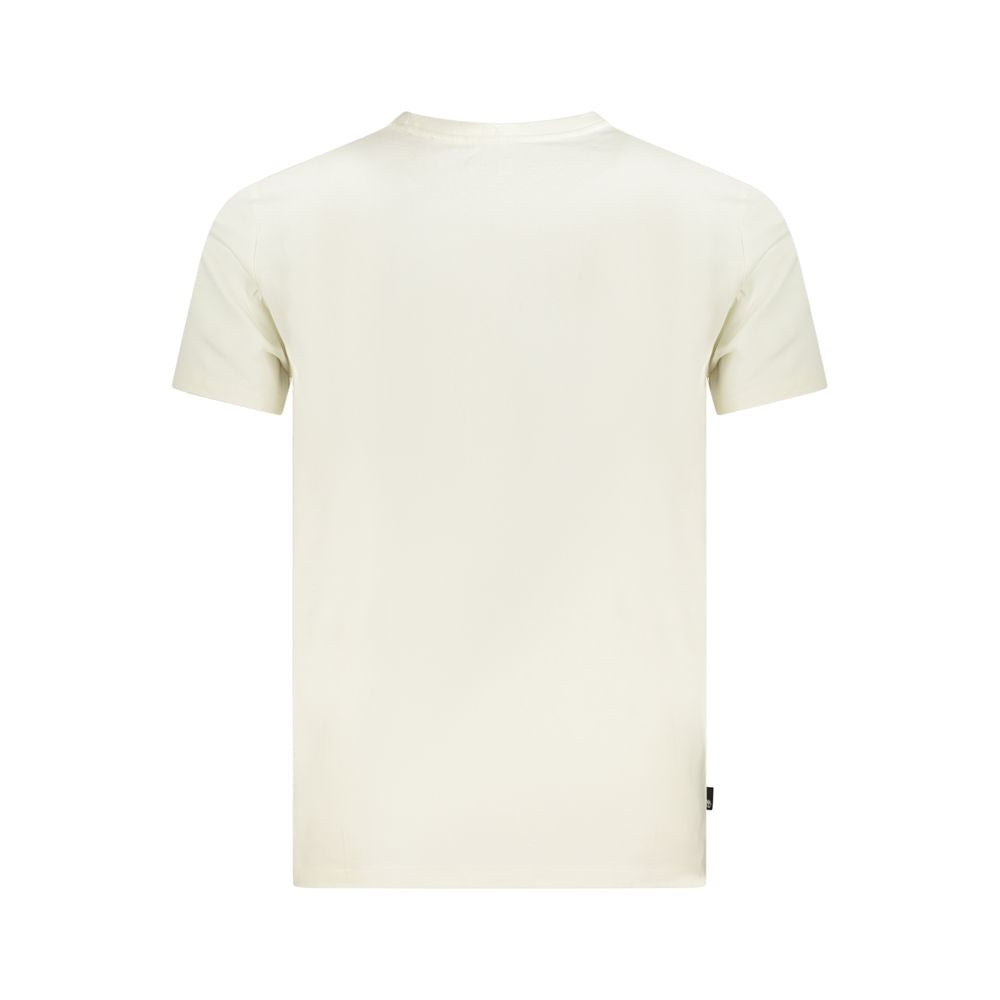 Timberland Beige Cotton Men T-Shirt | Regal Royce