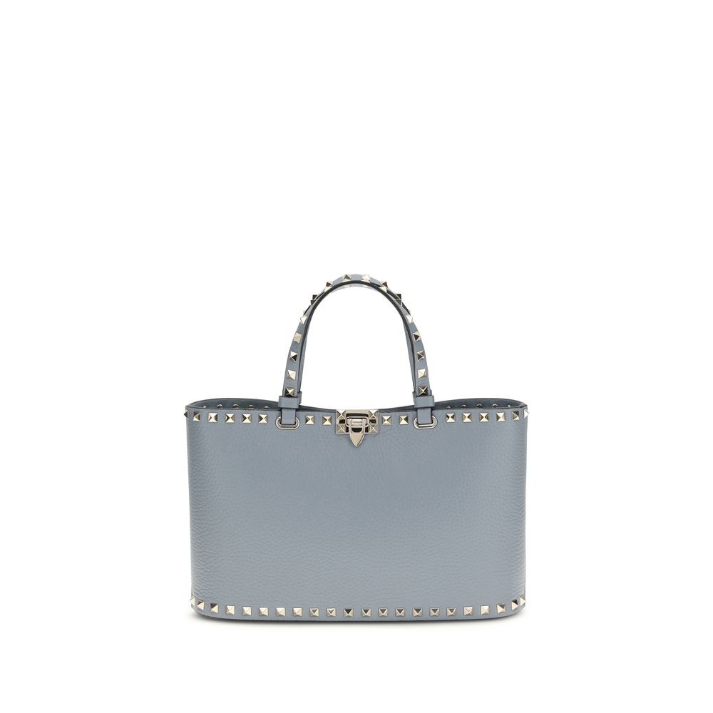 Valentino Garavani Blue Calf Leather Bos Taurus Shoulder Bag | Regal Royce