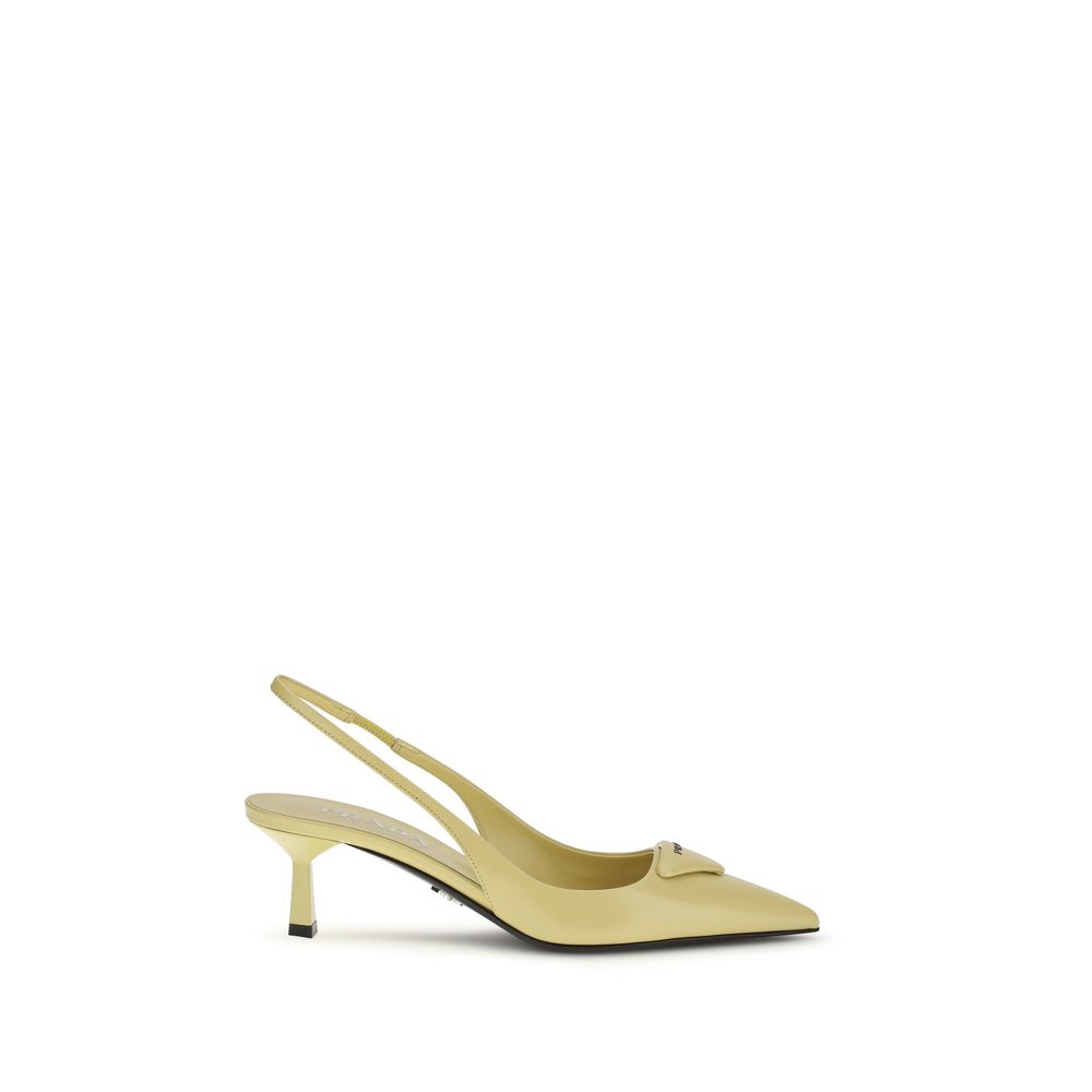 Prada Bicolor Calf Leather Bos Taurus Pumps | Regal Royce