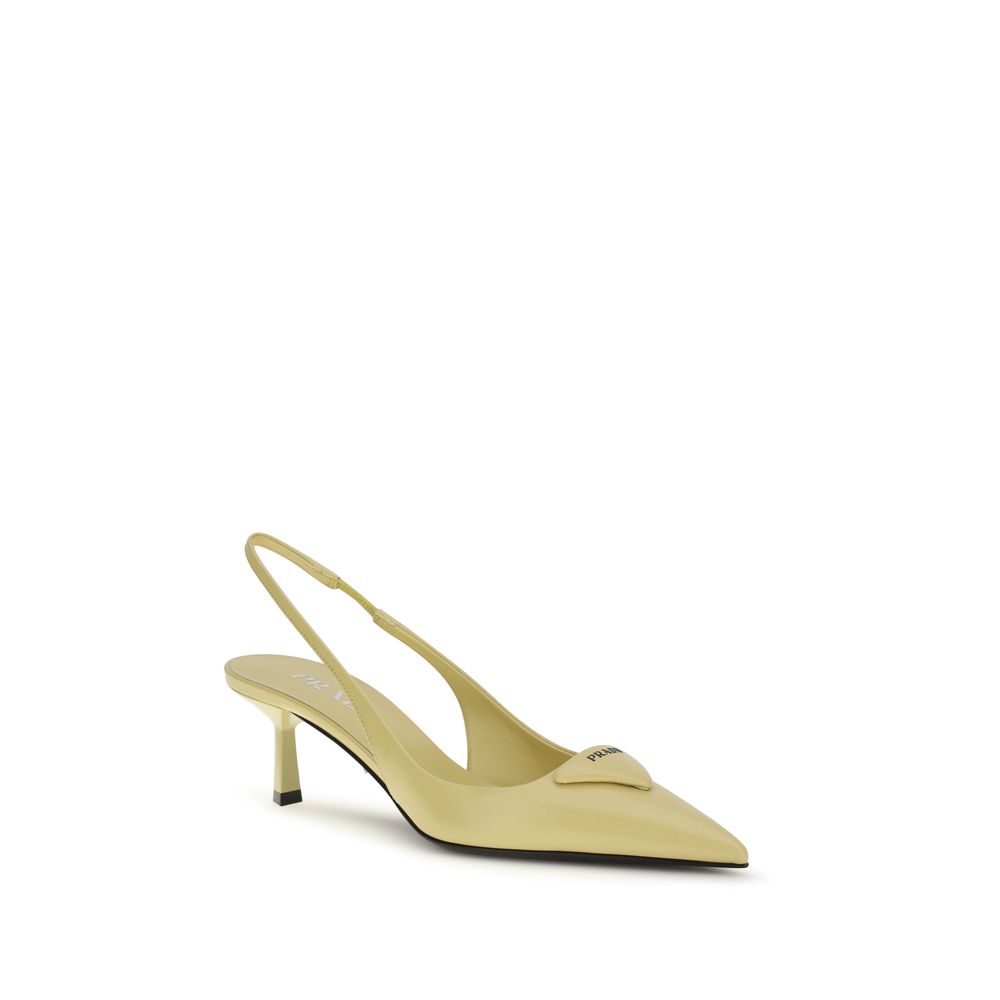 Prada Bicolor Calf Leather Bos Taurus Pumps | Regal Royce