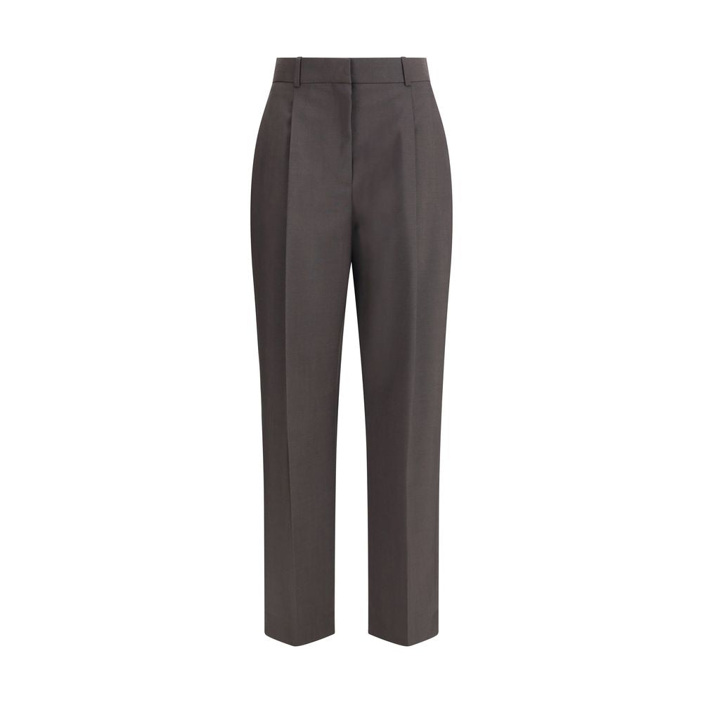 The Row Brown Wool Dress Pants | Regal Royce