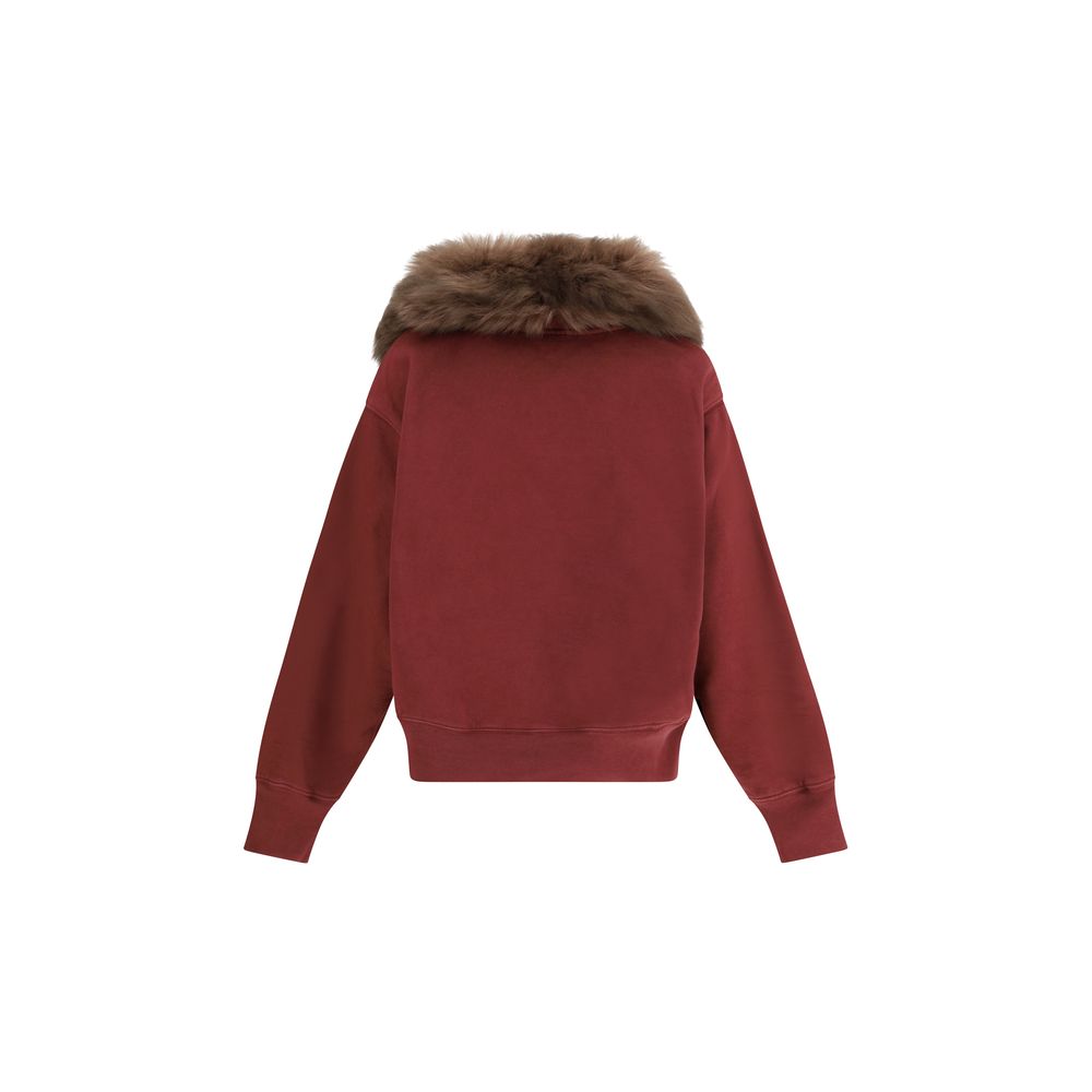 Prada Bordeaux Cotton Sweatshirt | Regal Royce