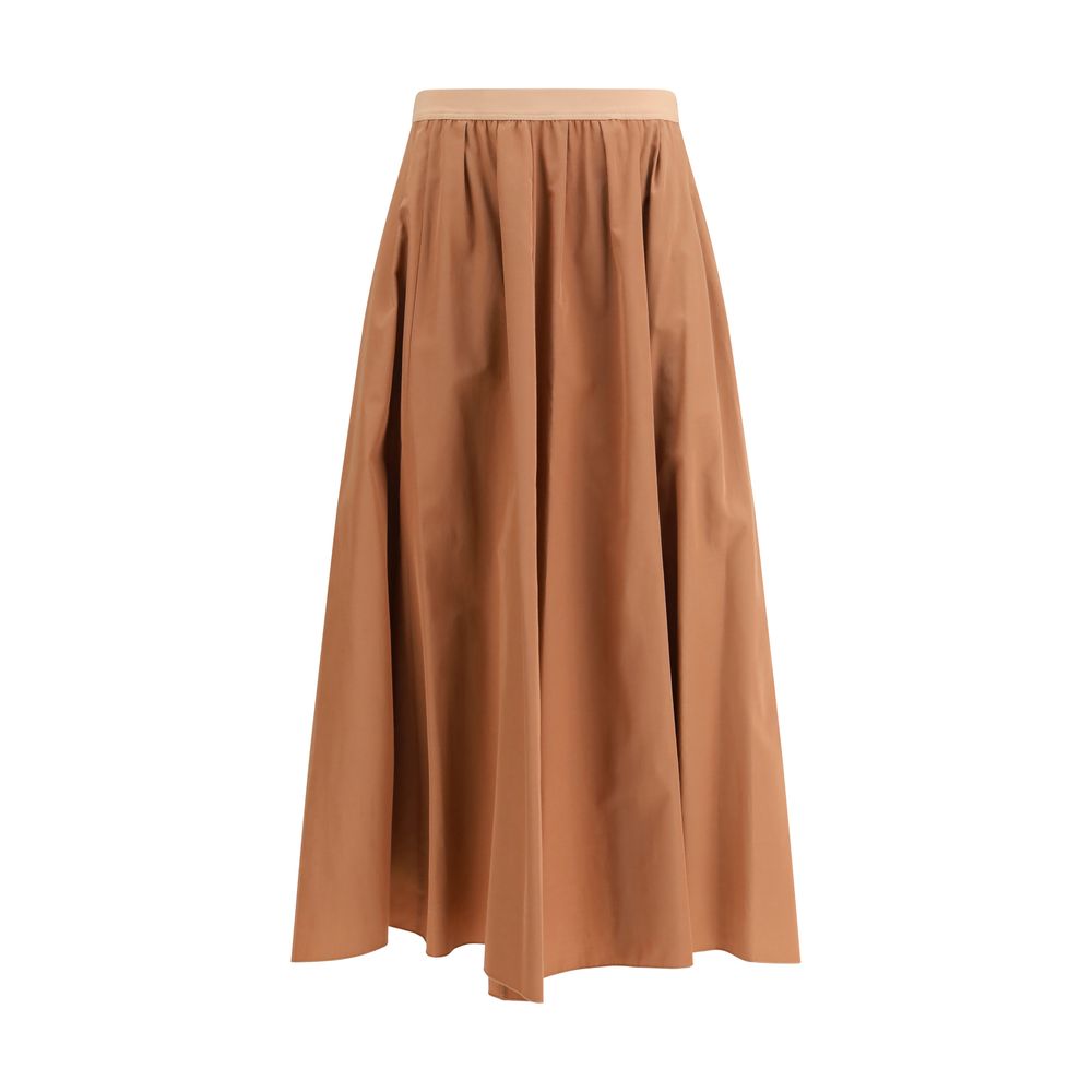 Forte_Forte Multicolor Polyester Midi Skirt | Regal Royce