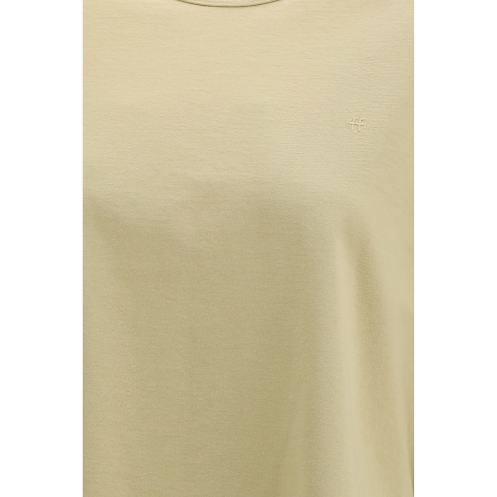Forte_Forte Beige Cotton T-Shirt | Regal Royce