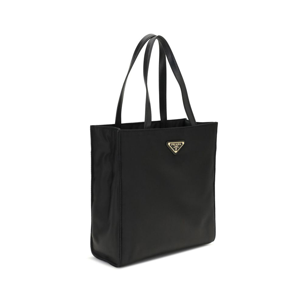 Prada Black Recycled Polyamide Shoulder Bag | Regal Royce