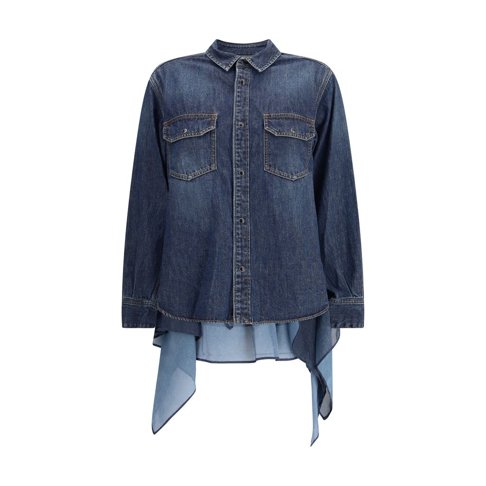 Sacai Blue Denim Shirt | Regal Royce