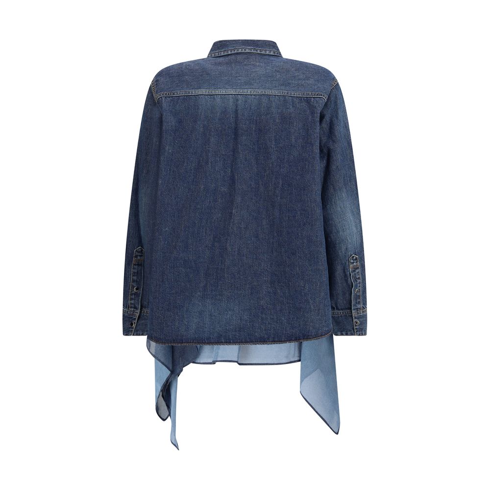 Sacai Blue Denim Shirt | Regal Royce