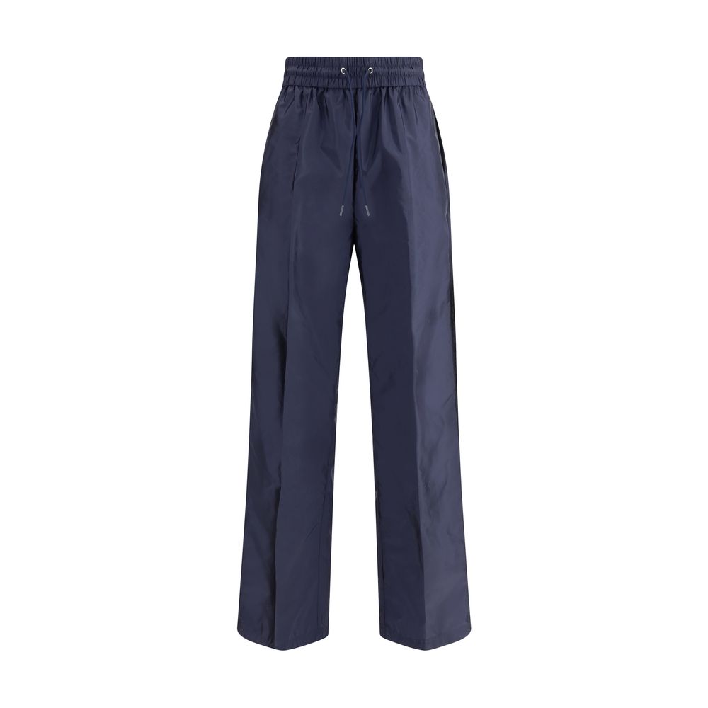 Prada Blue Recycled Polyamide Casual Pants | Regal Royce