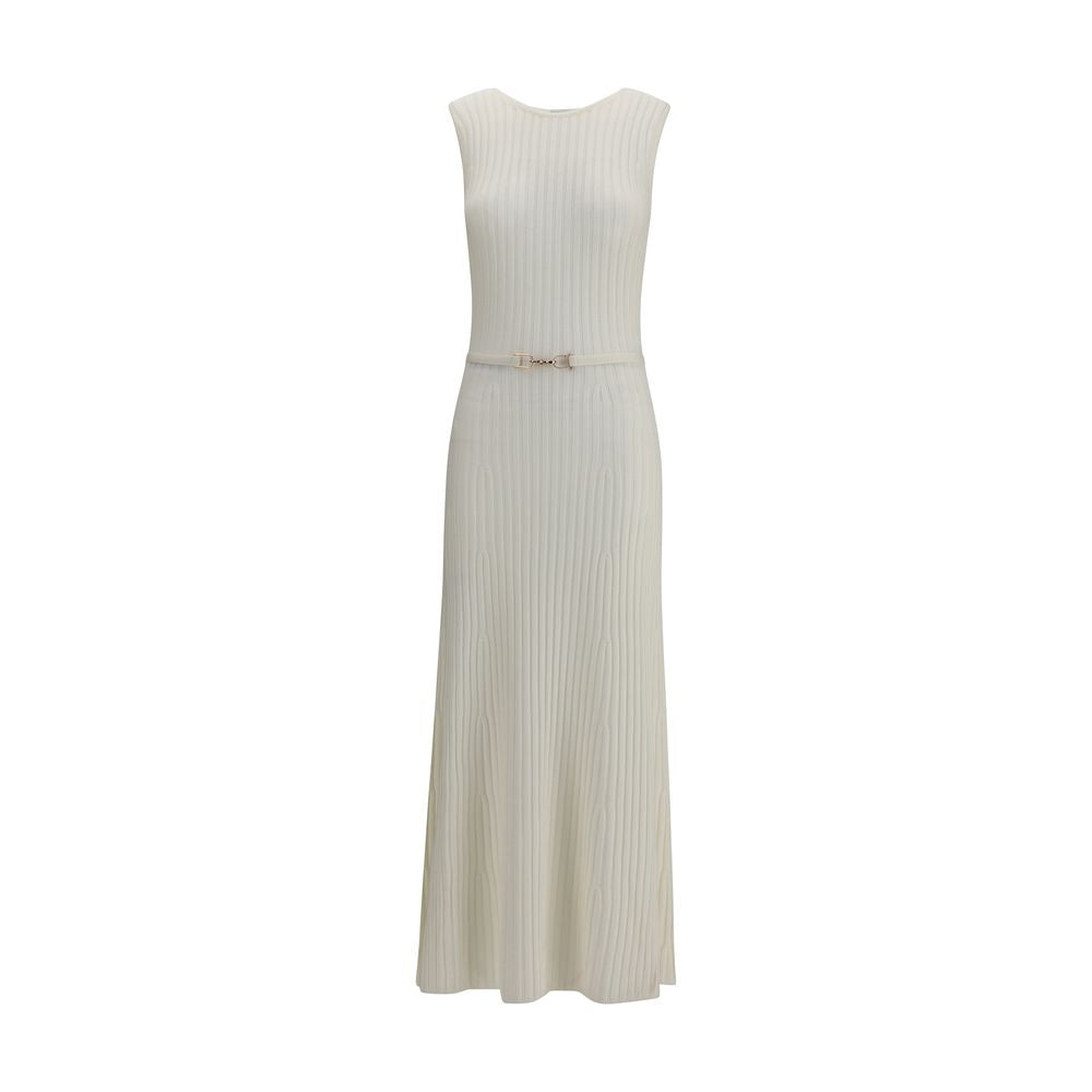 Gabriela Hearst White Wool Casual Dress | Regal Royce