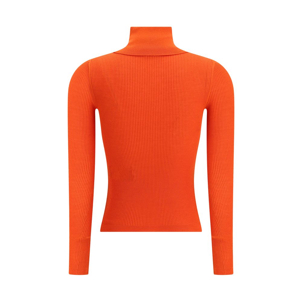 Saint Laurent Orange Wool Turtleneck | Regal Royce