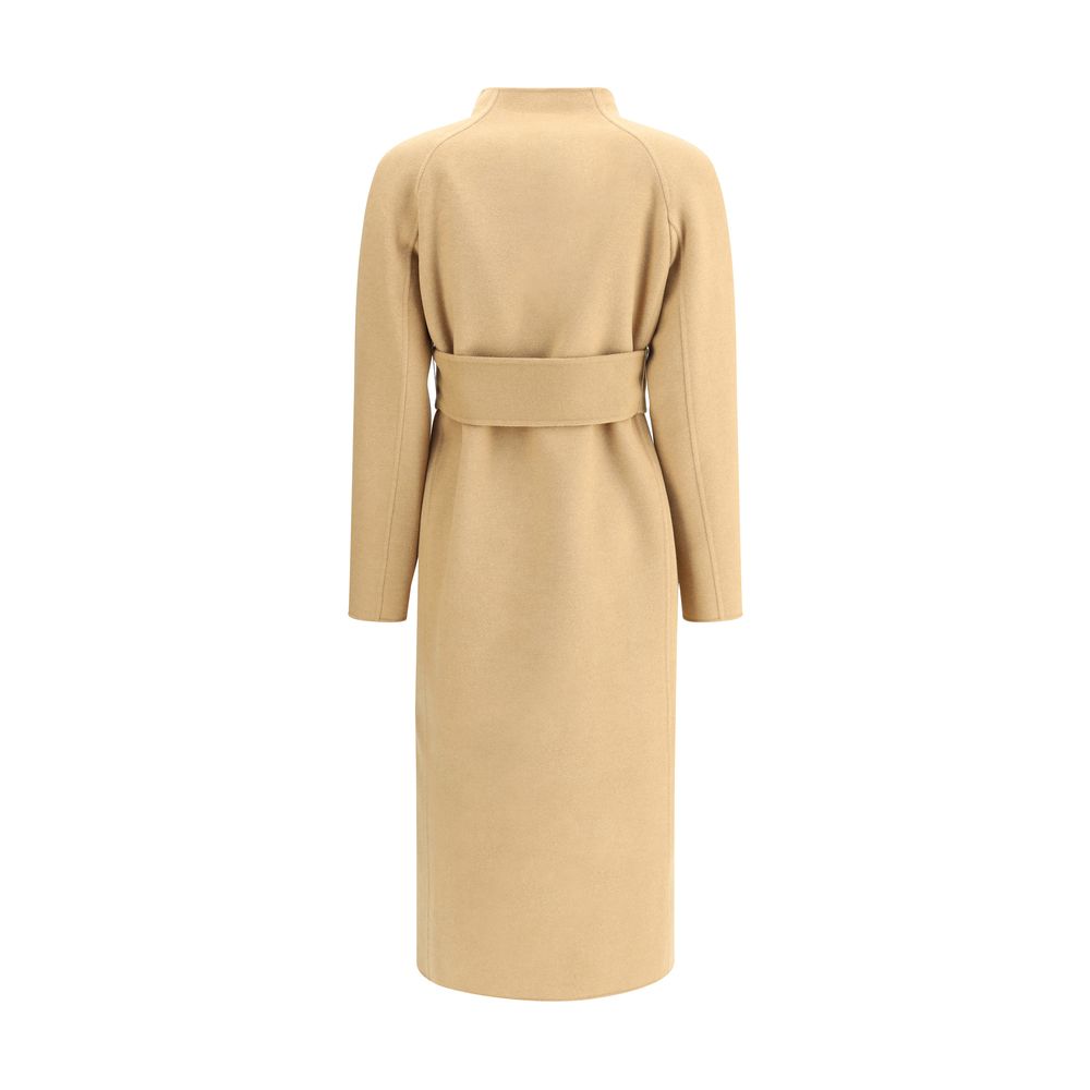 Khaite Beige Wool Coat | Regal Royce