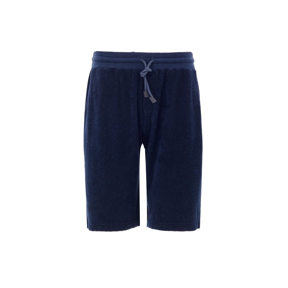 Gran Sasso Blue Cotton Shorts | Regal Royce