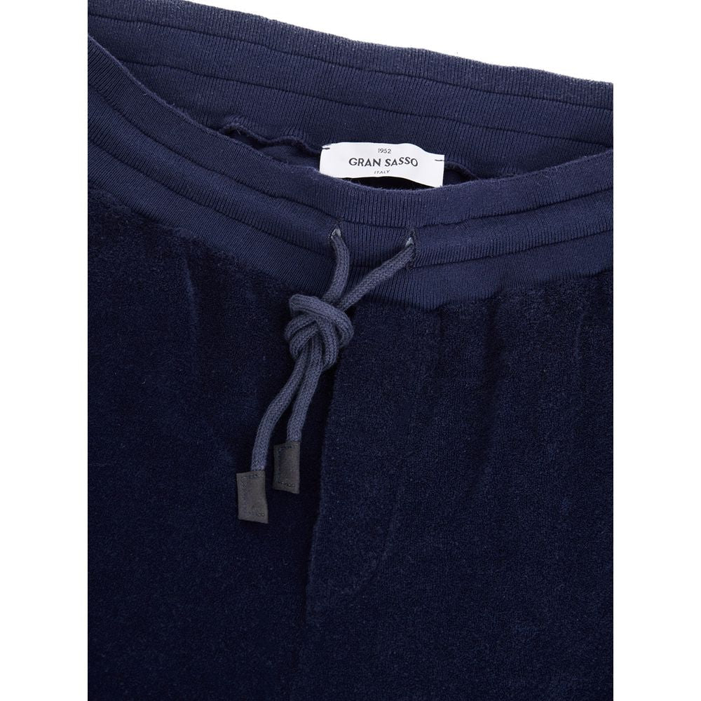 Gran Sasso Blue Cotton Shorts | Regal Royce