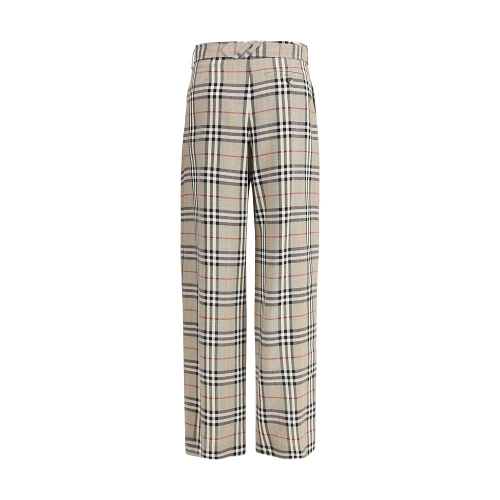 Burberry Beige Viscose Casual Pants | Regal Royce