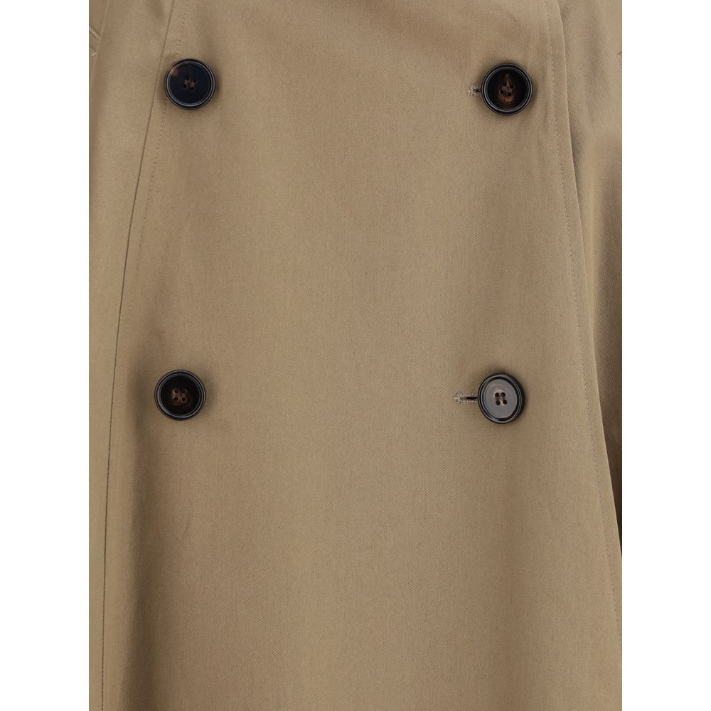 Burberry Brown Cotton Midi Skirt | Regal Royce