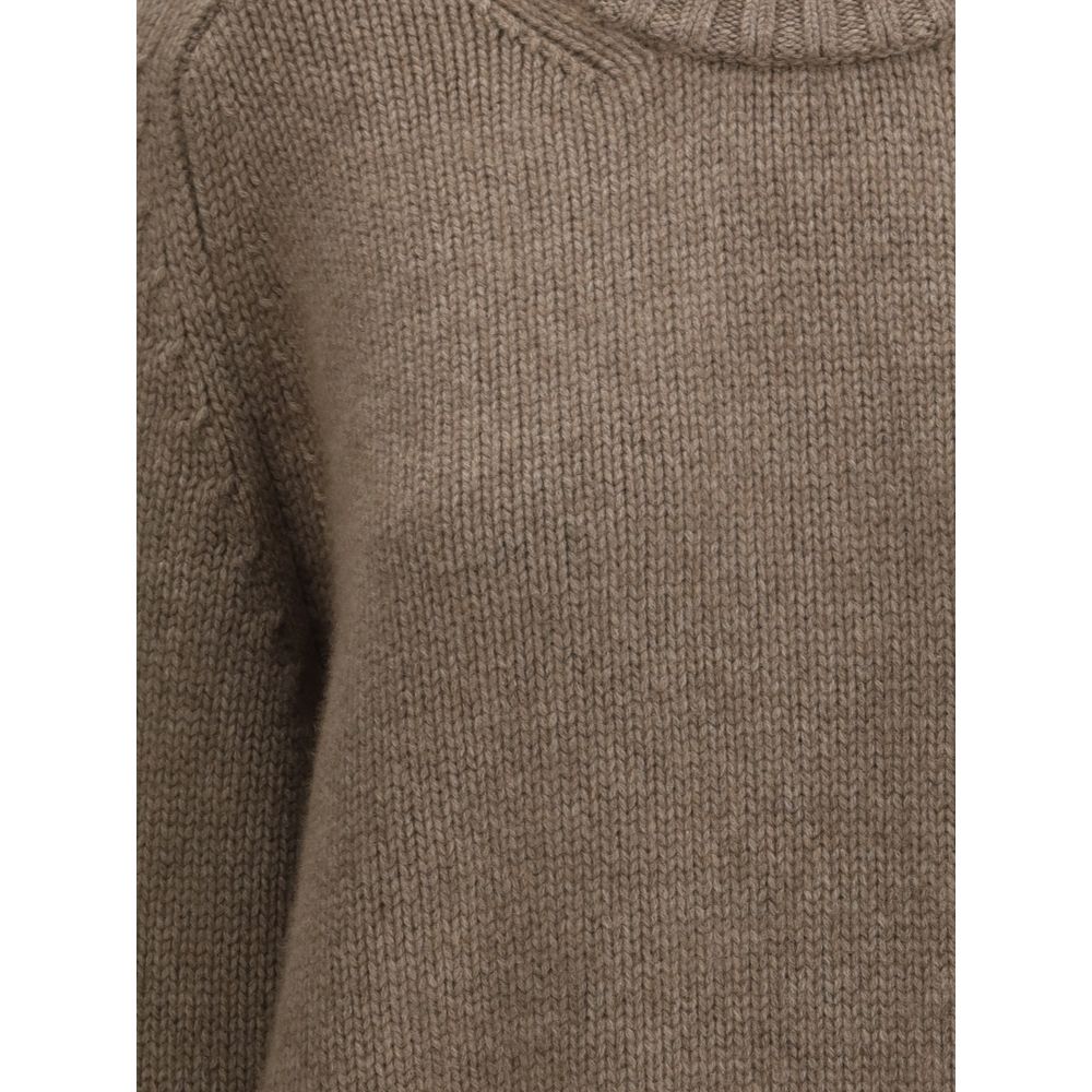Khaite Brown Cashmere Sweater | Regal Royce