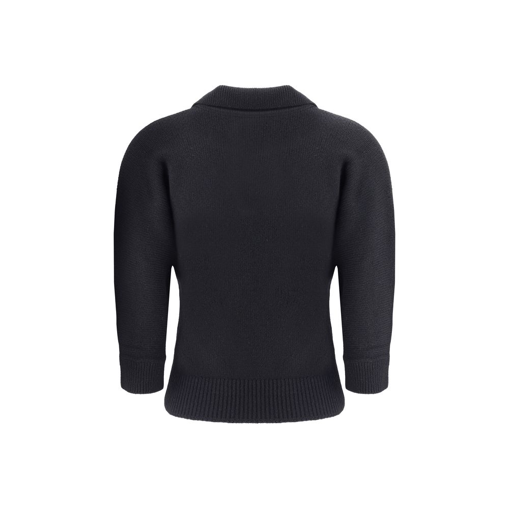 Khaite Black Cashmere Sweater | Regal Royce