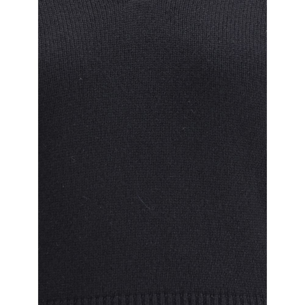 Khaite Black Cashmere Sweater | Regal Royce