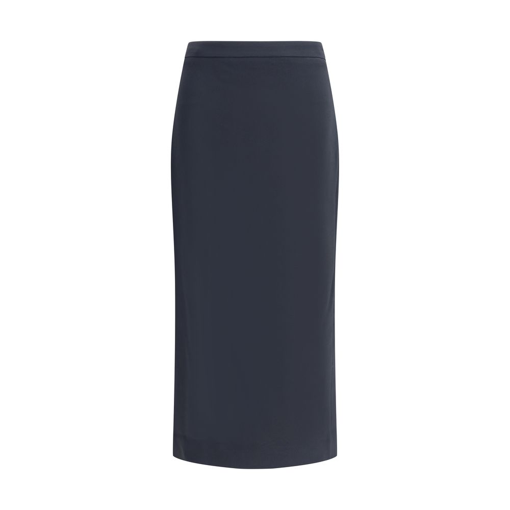 Givenchy Black Viscose Midi Skirt | Regal Royce