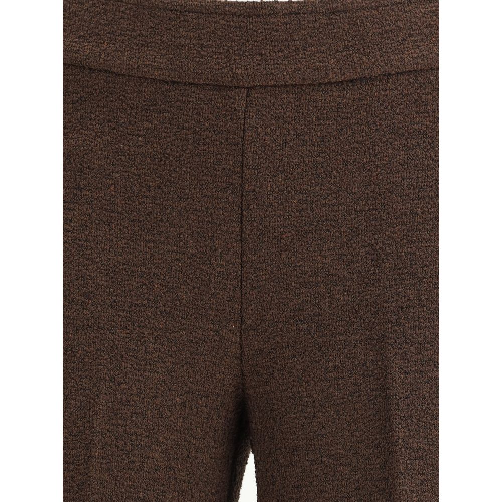 Avenue Montaigne Brown Polyester Casual Pants | Regal Royce