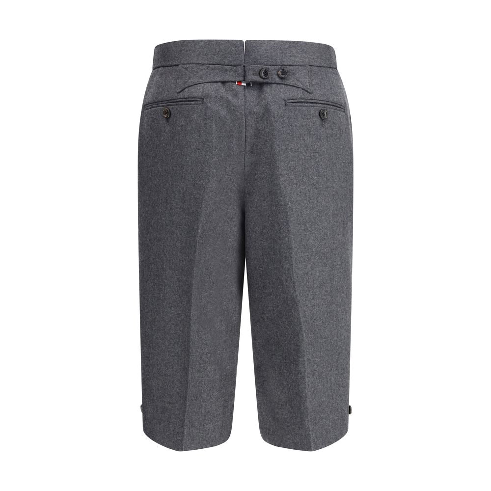 Thom Browne Gray Wool Bermuda Shorts | Regal Royce