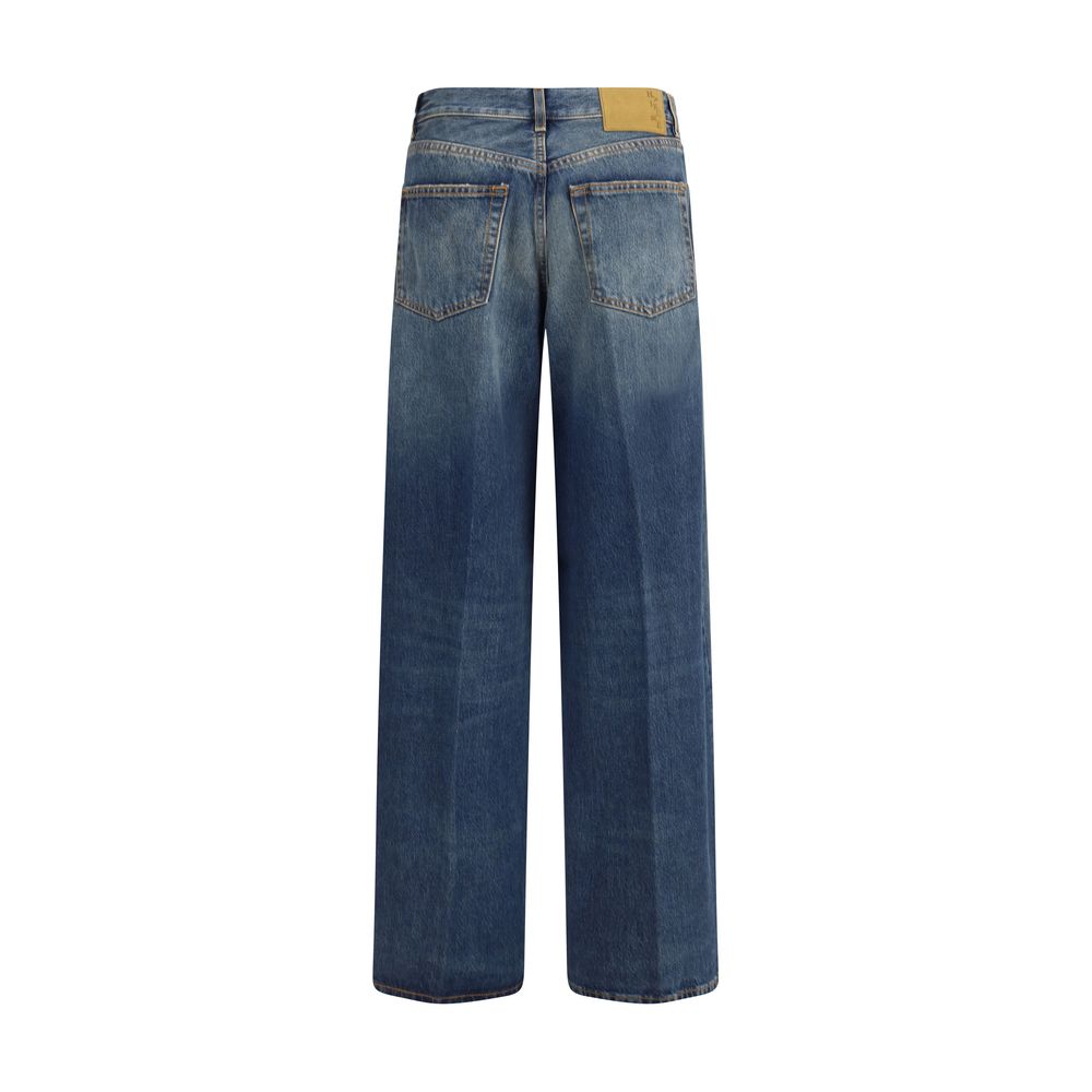 Haikure Blue Cotton Relaxed Fit Jeans | Regal Royce