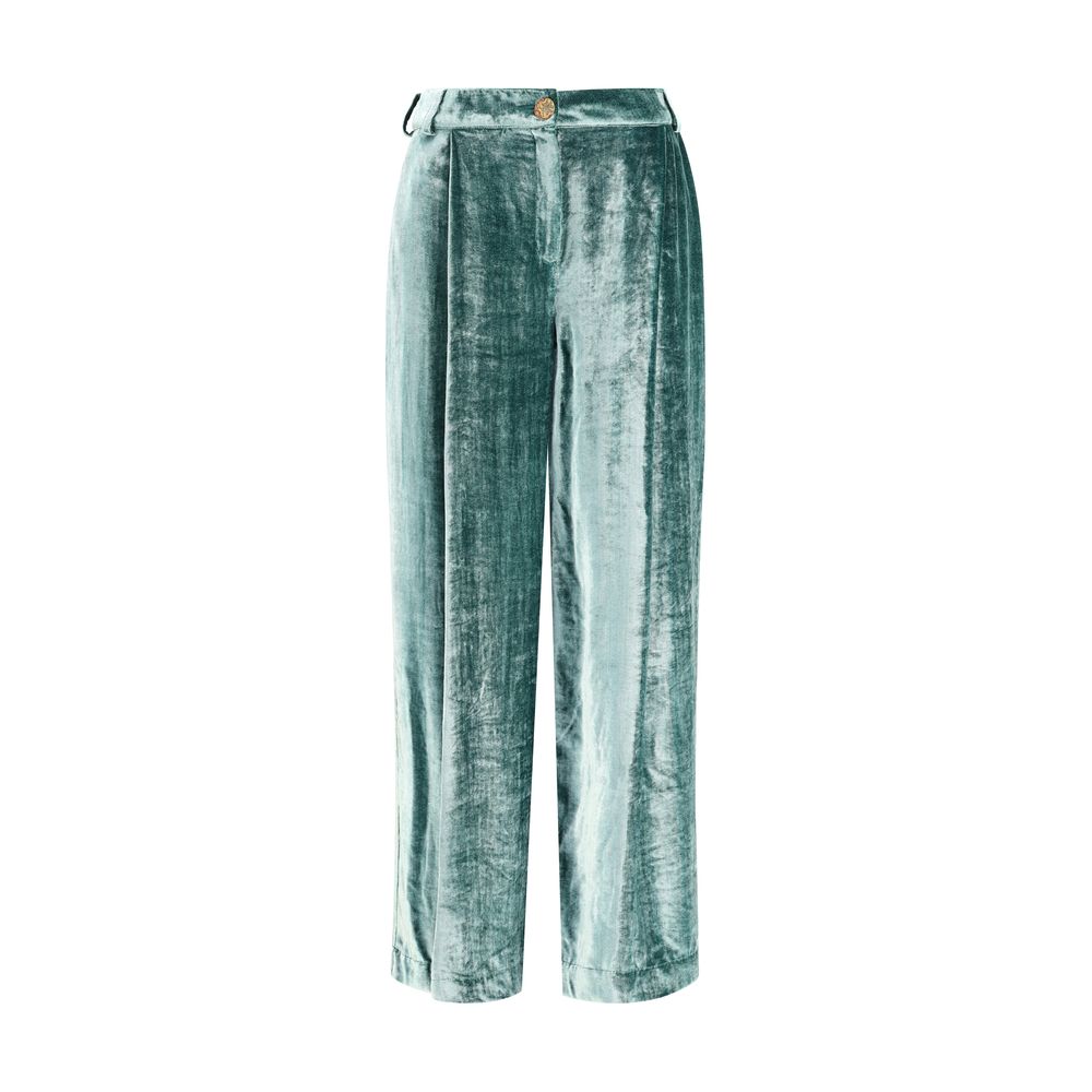 Kristina Ti Bicolor Cotton Casual Pants | Regal Royce