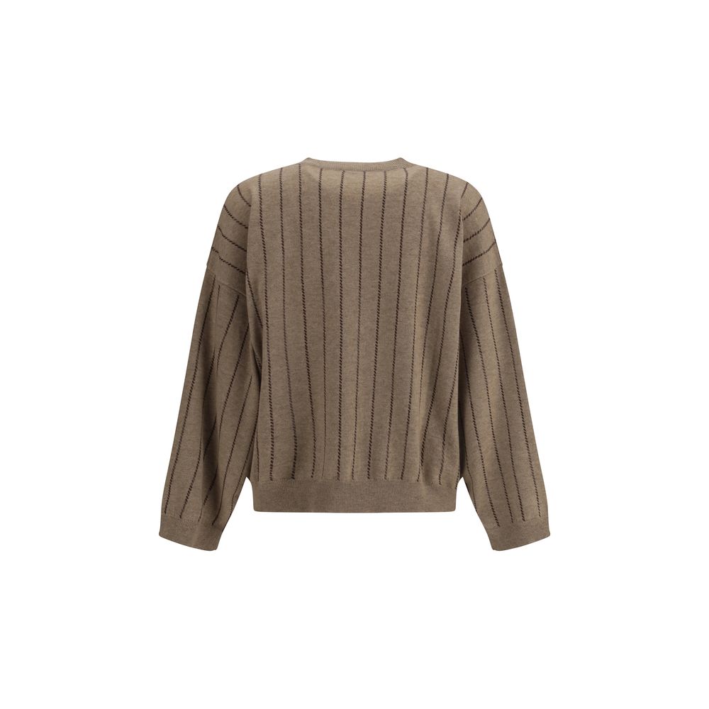 Brunello Cucinelli Beige Cashmere Sweater | Regal Royce
