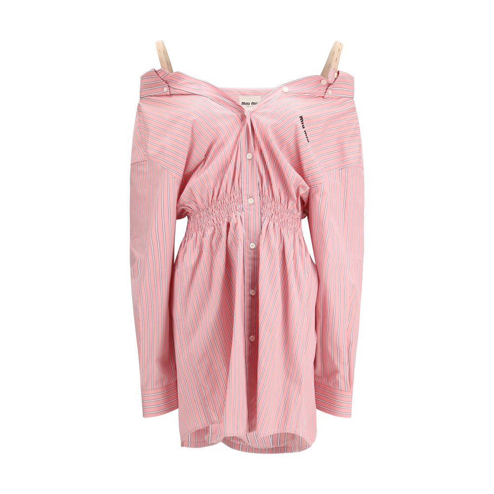 Miu Miu Multicolor Cotton Casual Dress | Regal Royce