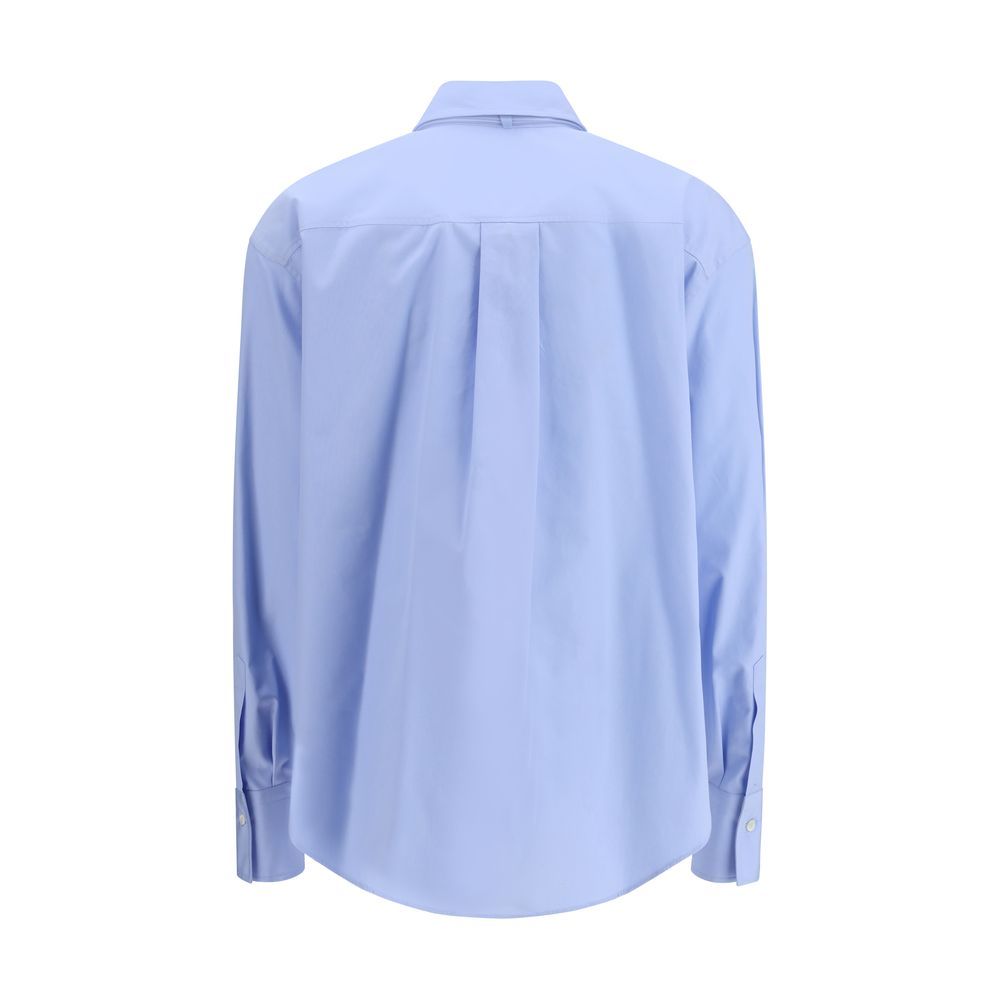 Brunello Cucinelli Blue Cotton Dress Shirt | Regal Royce