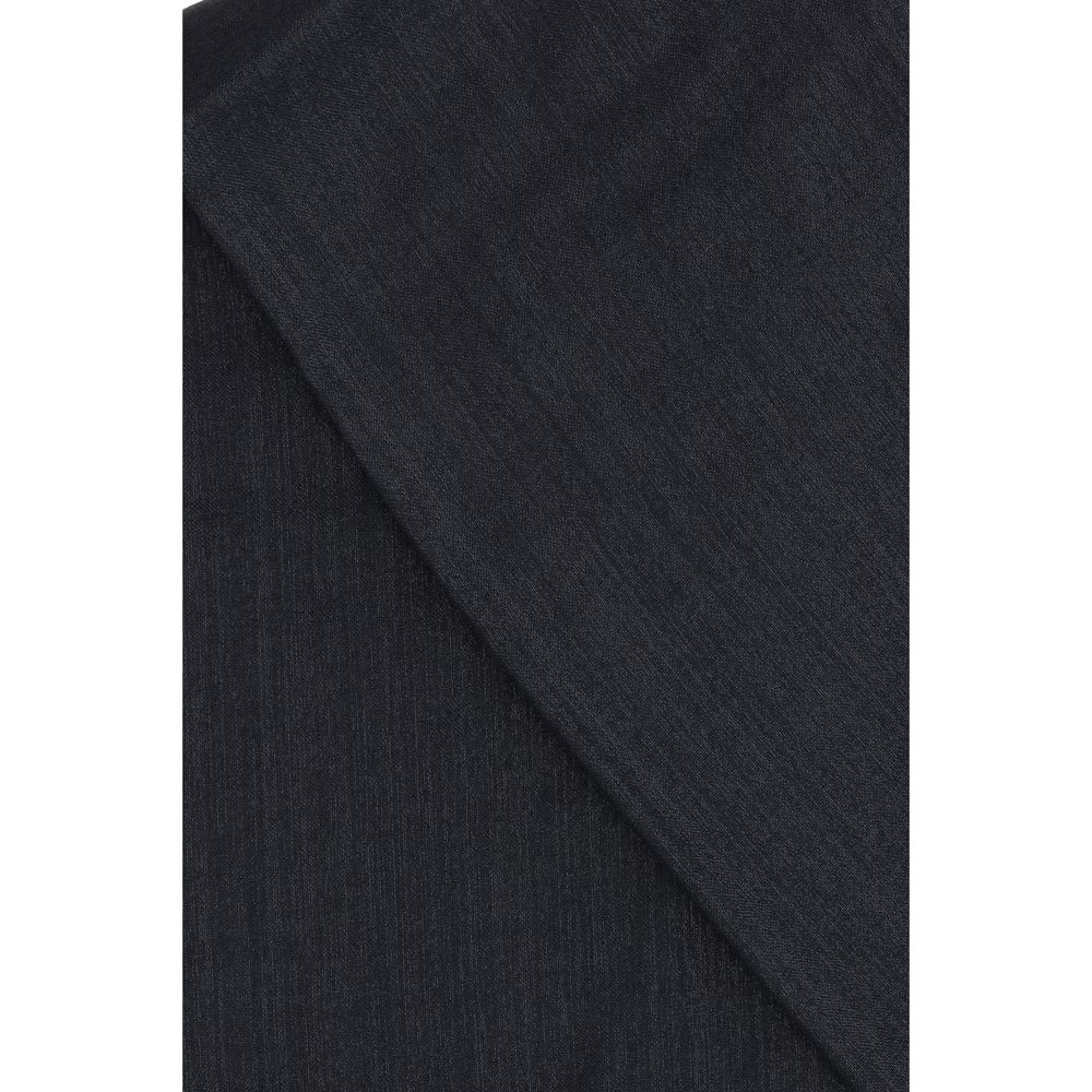 Brunello Cucinelli Black Cashmere Scarf | Regal Royce