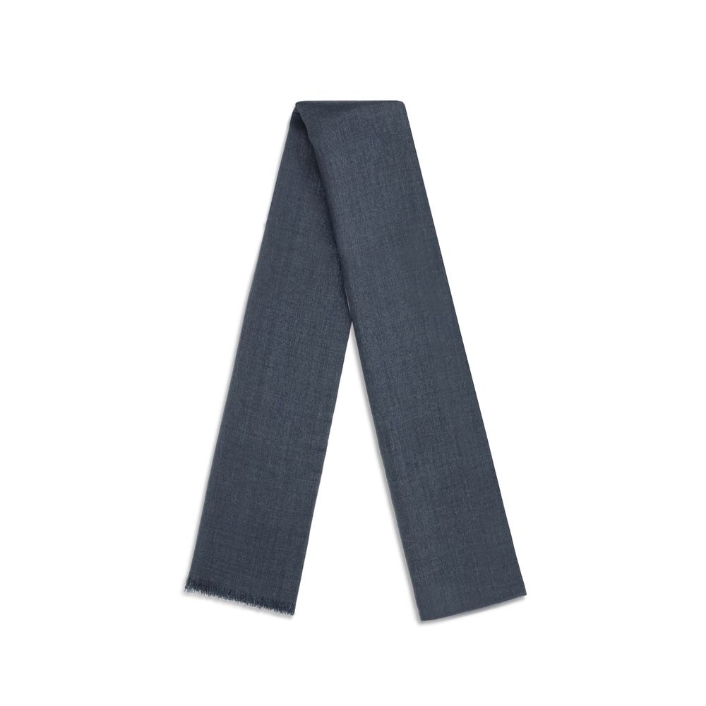 Brunello Cucinelli Blue Cashmere Scarf | Regal Royce